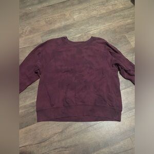 Old navy, medium sized, burgundy marble long sleeve